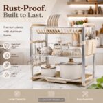 3-Tier Dish-rack White