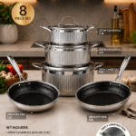 UCC life Stainless Steel Cookware set 8 pieces