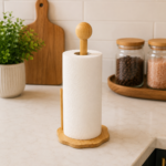 Bamboo Paper towel holder