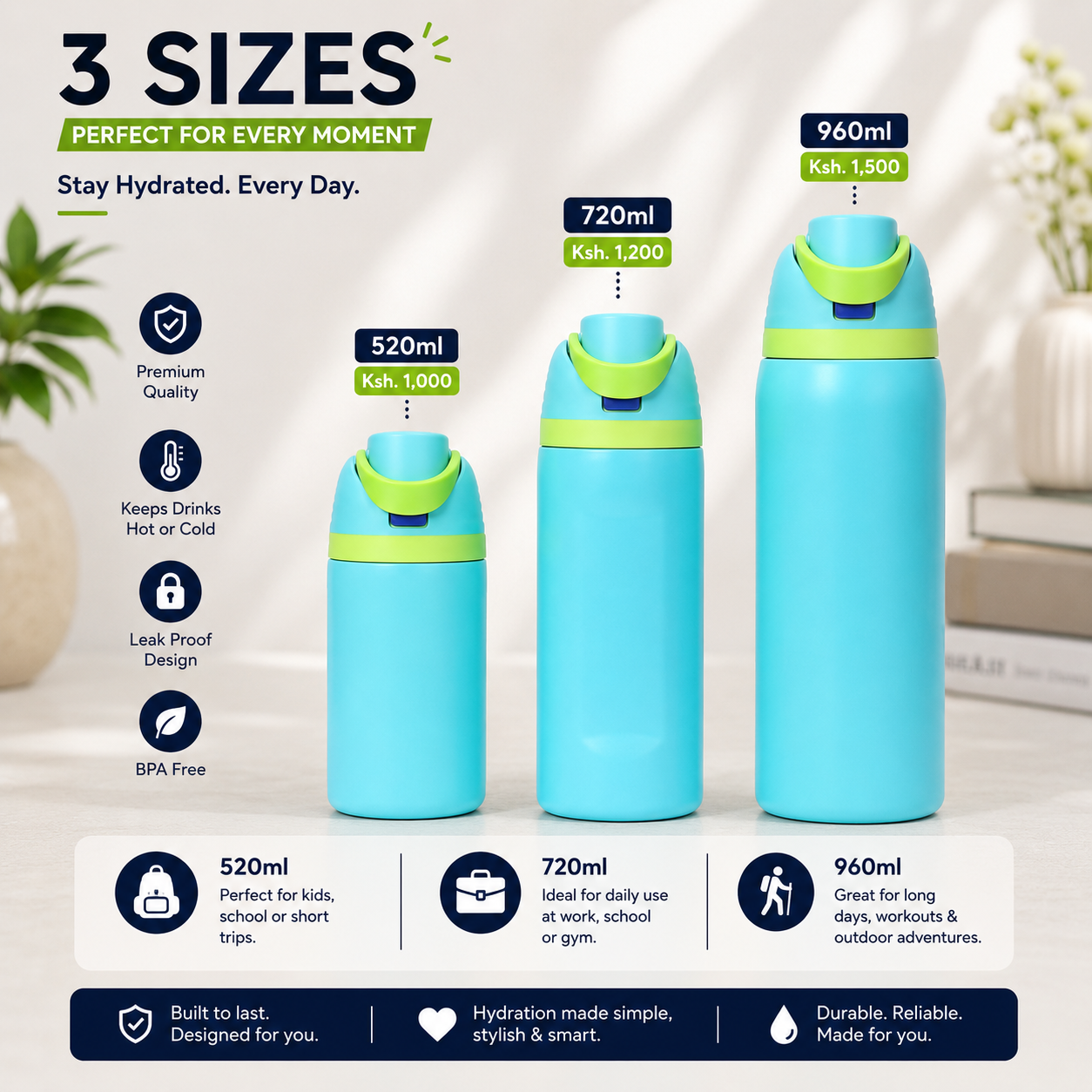 CAF3BD3C-6793-4E97-ACF7-DE47914D3EAA Owal bottle (water bottle) - Image 1