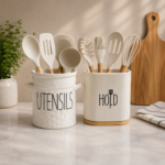 Ceramic utensil Holder
