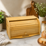 Bamboo bread bin