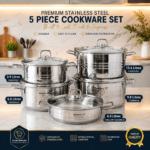 Korkmaz Stainless Steel Cookware Set