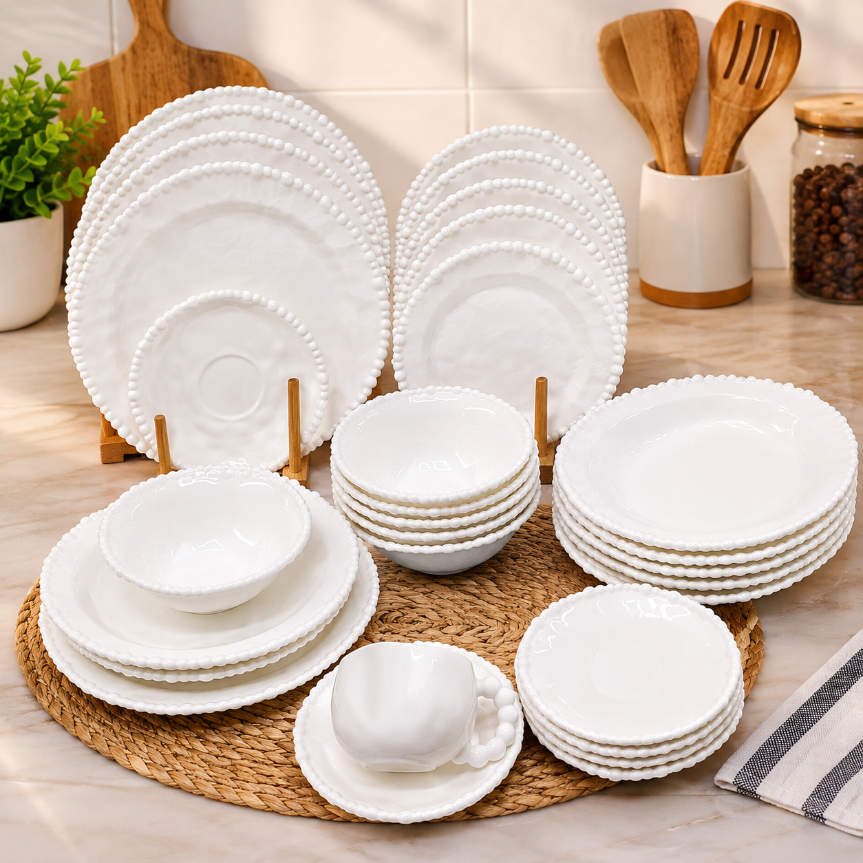 8E2A66A4-0000-4130-907A-1033D1F6DC18 36 pcs Dinner Set - Image 1