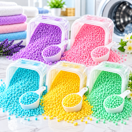 Washing machine scent booster beads