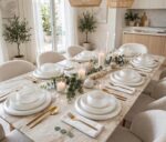 18 Pieces Glass Frosted Dinner Set - Image 4