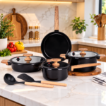 9pcs Ceramic cookware - Image 2