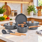 9pcs Ceramic cookware - Image 4