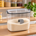 Acrylic Cereal Container /rice bucket