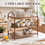 3 tier Plastic Dish rack