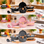 9pcs Ceramic cookware