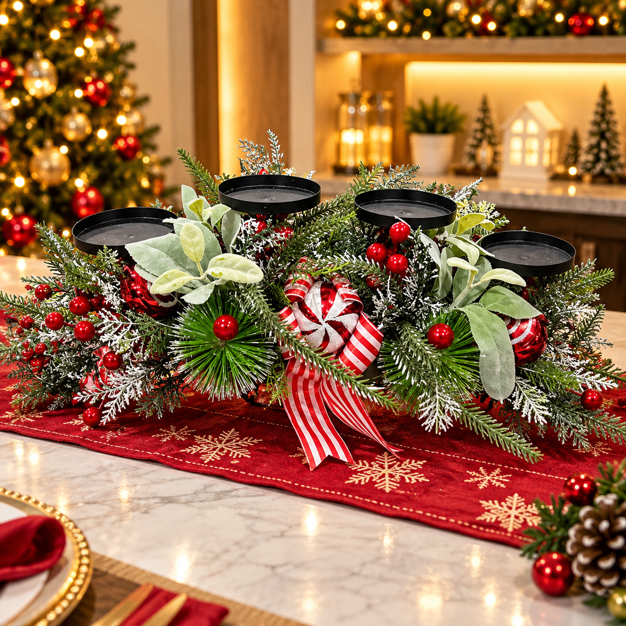 EF18F51C-26AC-4C71-A7EA-549854E11FBE Christmas Centerpiece - Image 1